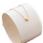 Heart choker Necklace Jewellery For Girls - Gold Chain Neck Statement Collar Chains Choker Shining Female Choker Korean Jewellery