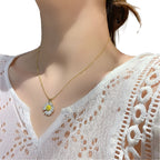 New Daisy Sunflower Pendant Necklace Jewellery For Girls - Korean Jewellery