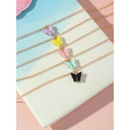 Korean Jewellery Golden Chain & Acrylic Butterfly Bracelets For Girls Gold Chain Fashion Personality Beautiful Jewellery For Girls
