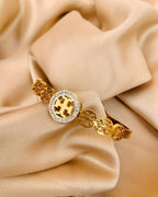 Luxury Stainless Steel 18k Gold Plated Fashion Tory Bracelet Bangles For Girl | Women