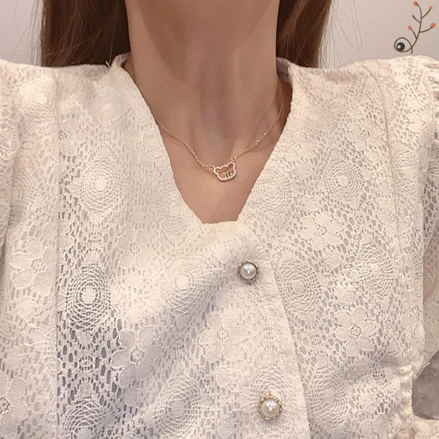 Korean Jewellery Gold Hello Kitty Cute Cat Clavicle Chain Aesthetic Necklace For Girls | Jewelry Gift | Korean Jewellery Necklace