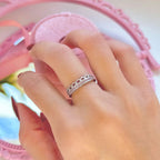 Korean Jewellery Silver Adjustable Ring For Girls | Party Jewelry, Birthday Gift | Adjustable Ring For Girl