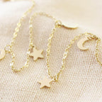Star Moon Choker Necklace Jewellery For Girls - Chain Neck Statement Collar Chains Choker Shining Female Choker Korean Jewellery