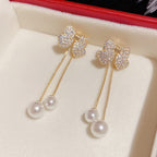 2023 Best Selling Women Bow Earrings Korean Fashion Earring Products Cute Jewelry for Girls