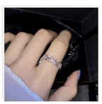 Stainless Steel Never Fade Butterfly Adjustable Ring For Girl - S925 Adjustable Ring For Girls - Women Ring For Girls - Korean Jewellery