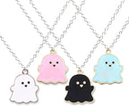 Ghost Pendant Necklaces for Women Men Best Friends Cute Lovely Ghost Couple Necklace Fashion Korean Jewellery