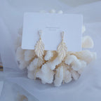 2023 Best Selling Women Leaf Earrings Korean Fashion Earring Products Cute Jewelry for Girls