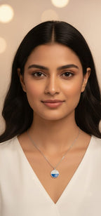 925 Silver Korean Jewellery High Quality Beautiful Pendant Necklace For Girl | Special Event Korean Jewellery For Girls | Jewellery Gift