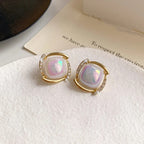 Korean Jewellery 925 Earings | Jewellery For Girls Stylish Simple Luxury Small Exquisite and Elegant Style Diamond Earrings New French Earrings Jewellery For Girls