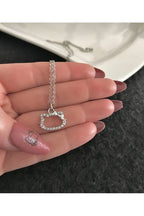 Korean Jewellery Hello Kitty Cute Cat Clavicle Chain Aesthetic Necklace For Girls | Jewelry Gift | Korean Jewellery Necklace