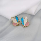 Enamel Butterfly Korean Jewellery New Colorful Earings Jewellery For Girls Stylish