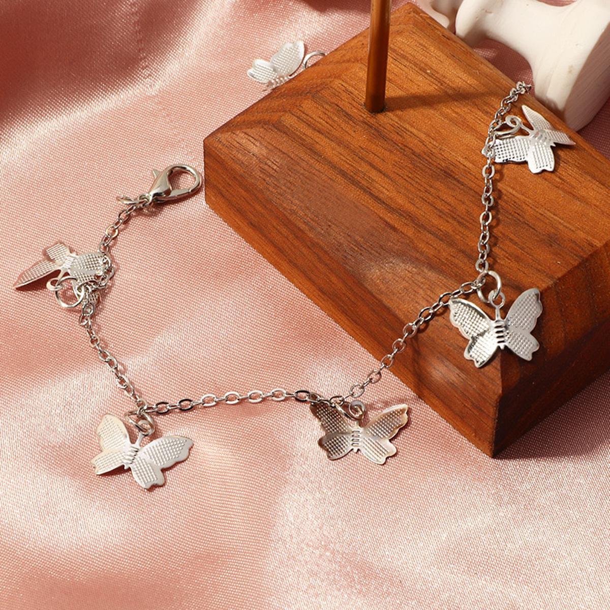 Korean Jewellery Golden & Silver Butterfly Bracelets For Girls | New Design | Trending Design | Never Fade | Beautiful Jewellery For Girls