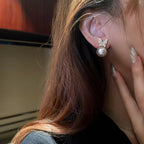 Pair Of Zircon Butterfly Earrings For Girls Fashion Personality Korean Jewellery For Girls.