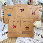 Gold Chain With Beautiful Butterfly Necklace Jewelelry For Girls - Gold Chain Neck Statement Chains Shining Female Korean Jewellery