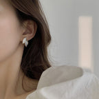 Blue Enamel Leaves Korean Jewellery New Colorful Earings For Girls | Stylish Jewellery For Girls
