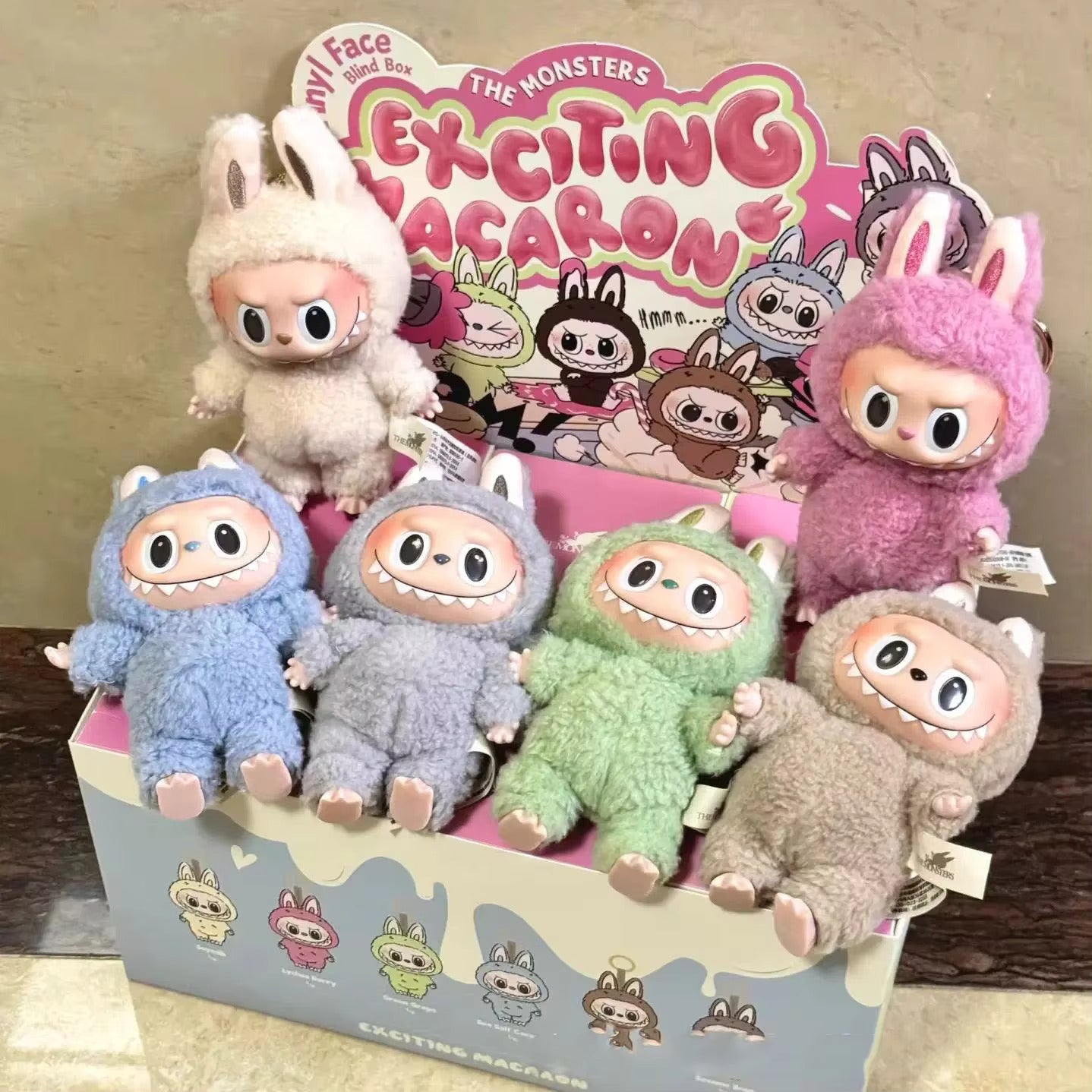 Labubu Doll First Generation - High Quality Blind Box Plush Toys Monster Labubus La Bubu Original