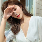 New Daisy Sunflower Pendant Necklace Jewellery For Girls - Korean Jewellery