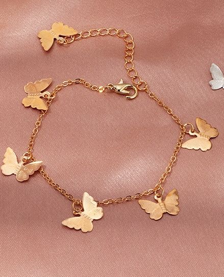 Korean Jewellery Golden & Silver Butterfly Bracelets For Girls | New Design | Trending Design | Never Fade | Beautiful Jewellery For Girls