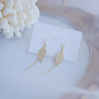 2023 Best Selling Women Leaf Earrings Korean Fashion Earring Products Cute Jewelry for Girls