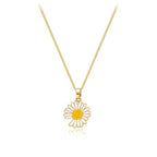 New Daisy Sunflower Pendant Necklace Jewellery For Girls - Korean Jewellery