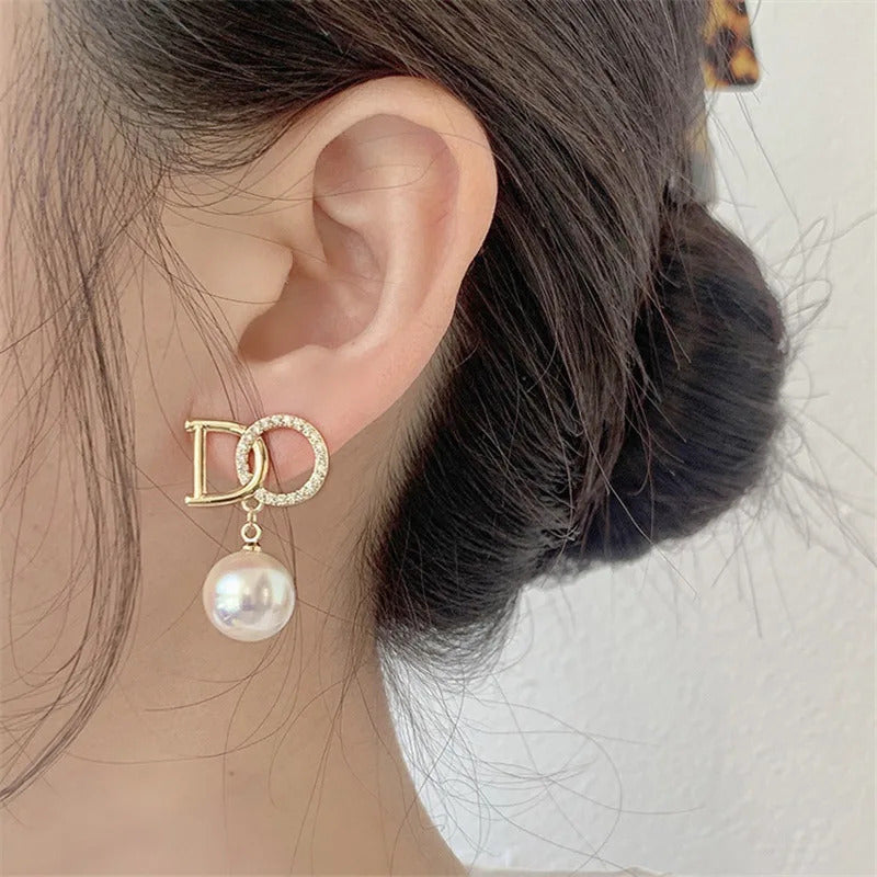 Korean Jewellery Drop Stylish Earings For Girls - S925 Jewellery For Girls