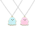 Ghost Pendant Necklaces for Women Men Best Friends Cute Lovely Ghost Couple Necklace Fashion Korean Jewellery