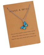 Korean Jewellery Silver Chain With Beautiful Enamel Butterfly Necklace Jewellery For Girls Stylish - Silver Chain Neck Statement Collar Chains Shining Female Jewelry