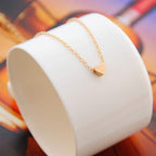 Heart choker Necklace Jewellery For Girls | Korean Jewellery - Gold Chain Neck Statement Collar Chains Choker Shining Female Choker Korean Jewellery