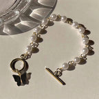 Golden Chain & Beautiful Butterfly Pearl Bracelet For Girls Latest New Trendy Design Korean Jewellery For Girls