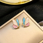 Enamel Butterfly Korean Jewellery New Colorful Earings Jewellery For Girls Stylish