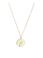 Gold Chain With Beautiful New Daisy Sunflower Pendant Necklace Jewellery For Girls - Korean Jewellery Necklace