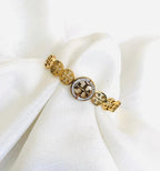 Luxury Stainless Steel 18k Gold Plated Fashion Tory Bracelet Bangles For Girl | Women