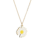 Gold Chain With Beautiful New Daisy Sunflower Pendant Necklace Jewellery For Girls - Korean Jewellery Necklace